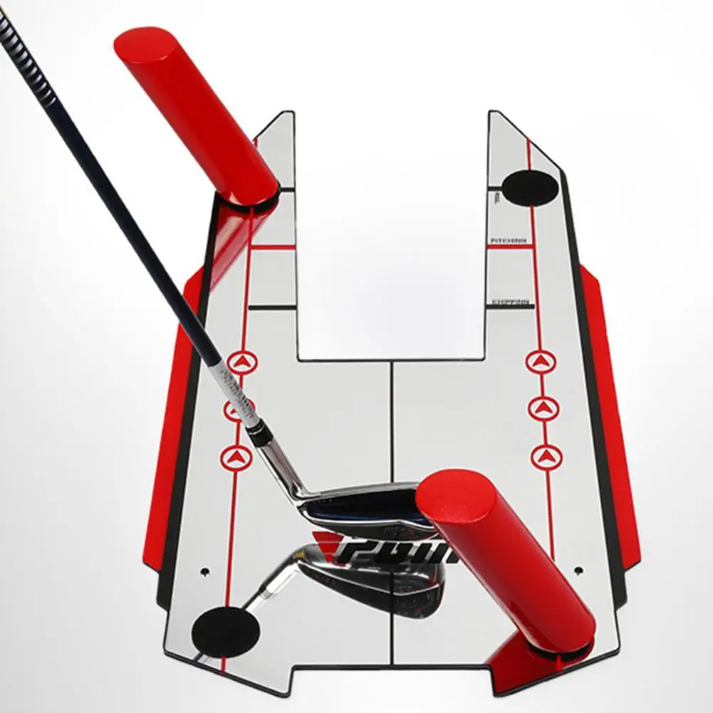 

Golf Swing Straight Practice Golf Putting Mirror Alignment Training Aid Swing Trainer Eye Line Golf Accessories 30.8 x 51CM