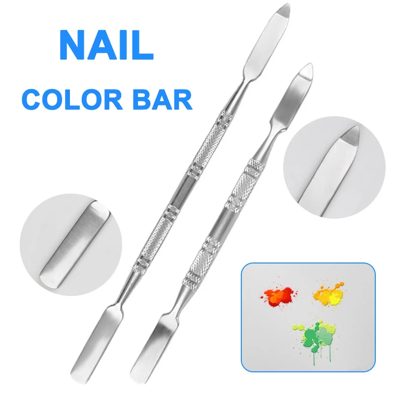 

New Design 1pc Double Head Nail Art Pen Painting Gel Brush Dual End French Manicure Extension Poly Gel Spatula DIY Tool