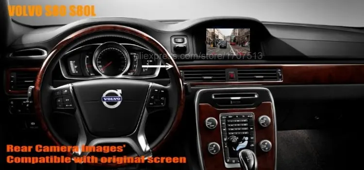 Yeshibation камера заднего вида для Volvo S80 S80L 2012 2013-RCA и экран совместимы