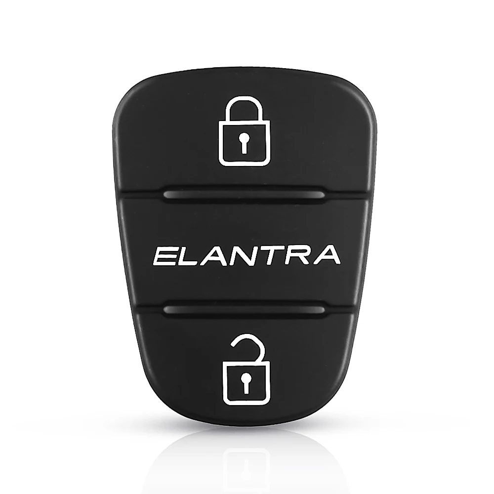 KEYYOU резиновый кнопочный коврик для hyundai I30 IX35 Solaris Accent Elantra Sportage Hold Kia K2 K5 RIO Verna флип корпус автомобильного ключа дистанционного управления - Цвет: Model 7