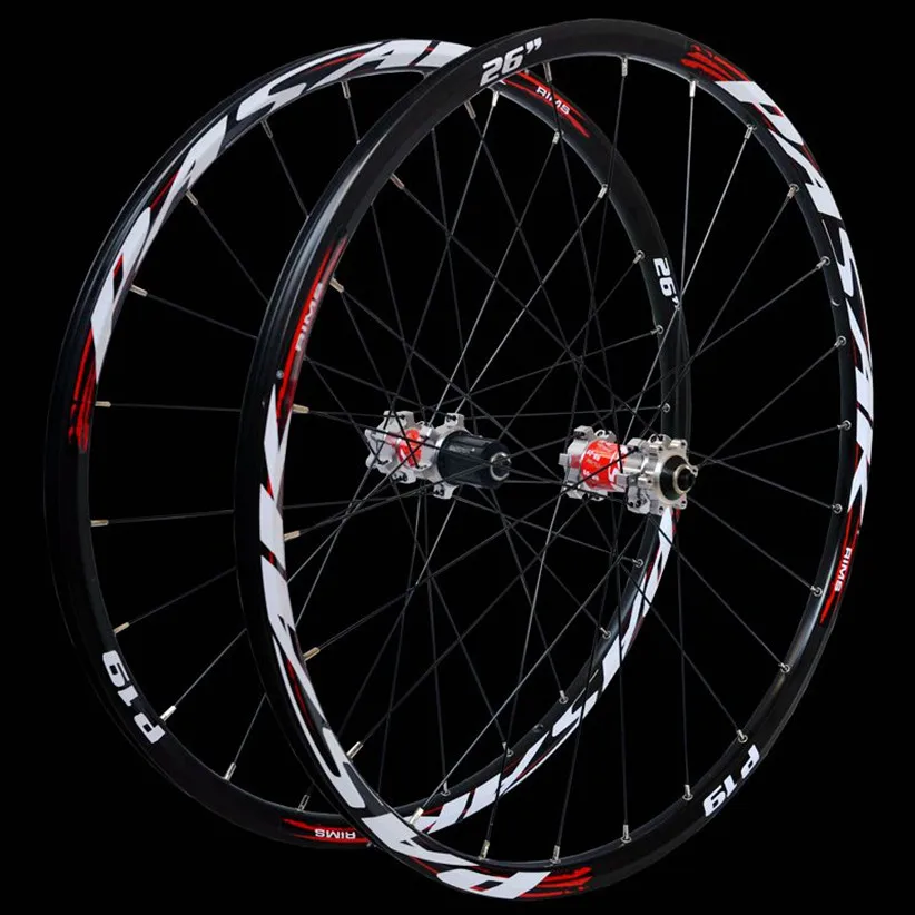 PASAK P02 MTB Mountain Bike Bicycle Ultra-Light Front 2 Rear 4 Sealed Bearings CNC Disc Brake Wheels Rim 11 Speed