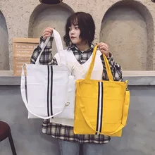 От производителя, новая стильная повседневная Холщовая Сумка, модная Корейская Студенческая простая художественная и художественная сумка на плечо, ручная эко