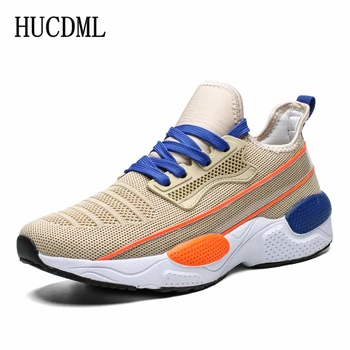 

HUCDML Autumn New Combination Bottom MD+ Rubber Patch Men's Sneakers Lace-up Portable Casual Shoes for Man Support Dropshipping