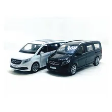

1:32 Mercedes-Benz V260 Commercial Vehicle Alloy Car Model Sound and Light Pull Back Toy Car Car Model
