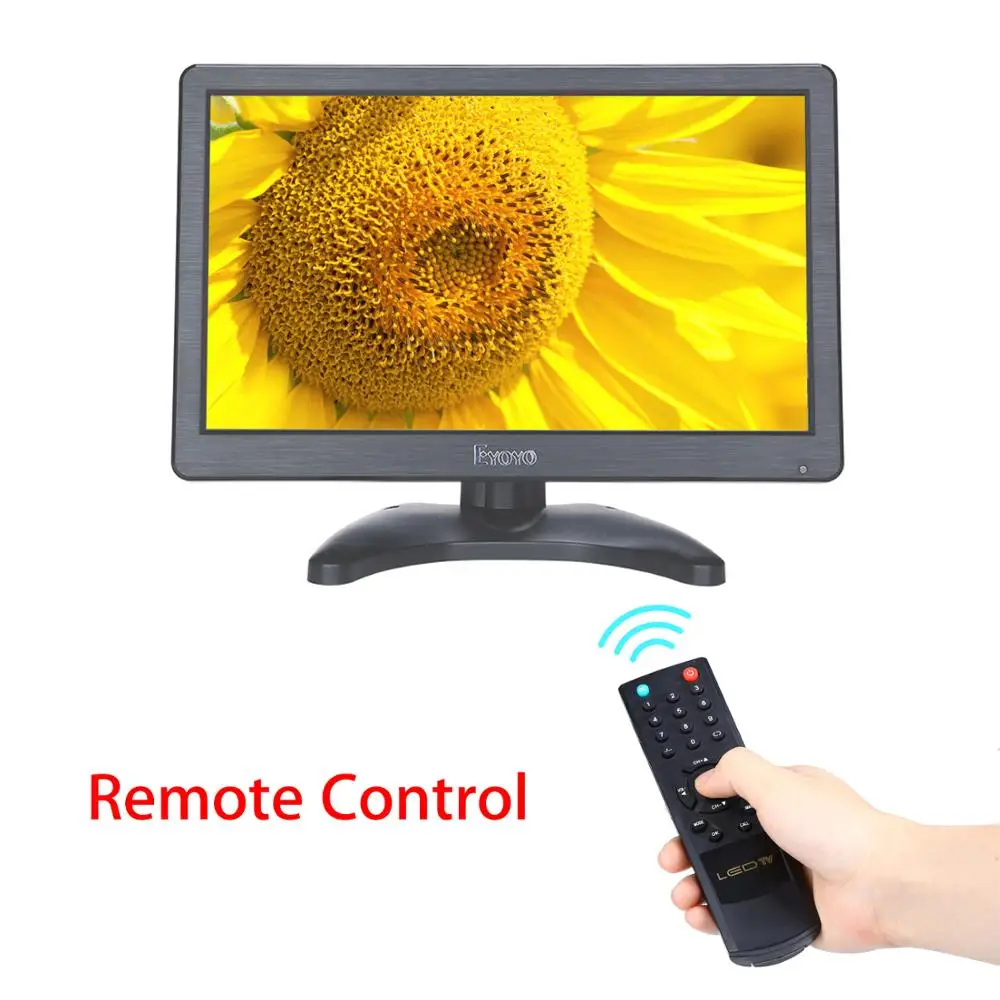 Eyoyo EM12F 12? 1920x1080 FHD IPS Security Monitor LCD Screen with HDMI VGA BNC USB Video Display for TV PC Camera DVD CCTV DVR