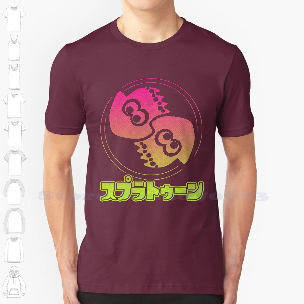 Squid Kids Summer Funny T Shirt Per Uomo Donna Splaton Gaming Videogames Retro Luigi Peach Toad Gameboy Nes Wiiu Wii