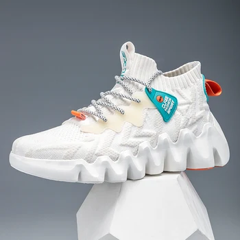 

2020 Spring/Autumn Men Running Shoes Luxury Brand Sock Sport Shoes Men Designer White Mens Gym Sneakers Breathable Man Trainers