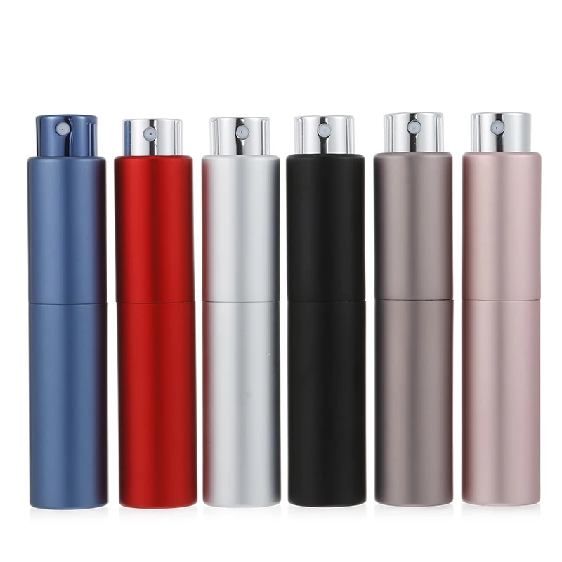 

5 мл 8 мл 10 мл вращающийся высококачественный съемный флакон для духов бутылка с распылителем Портативный Стеклянный лайнер небольшой многоразовый флакон с распылителем для духов