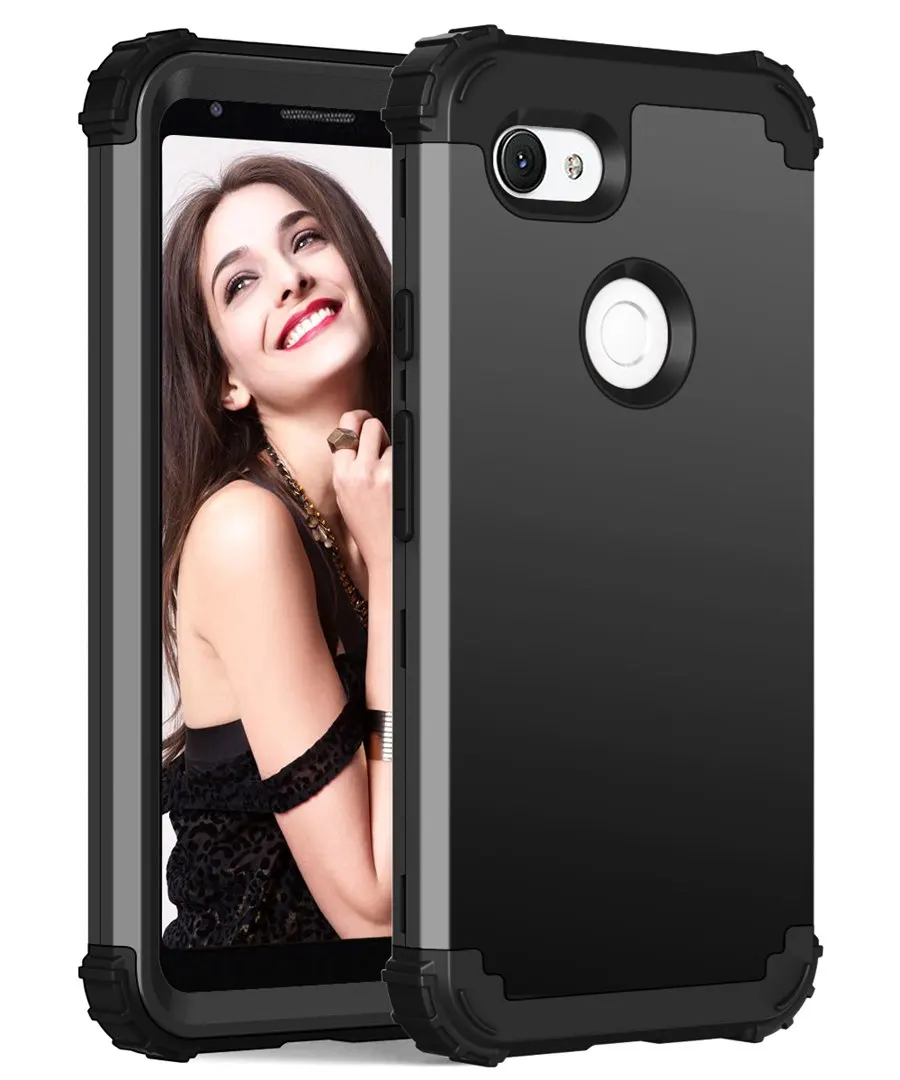 Heavy Duty Shockproof Armor Case for Pixel 3A XL - Ultimate Protection and Durability