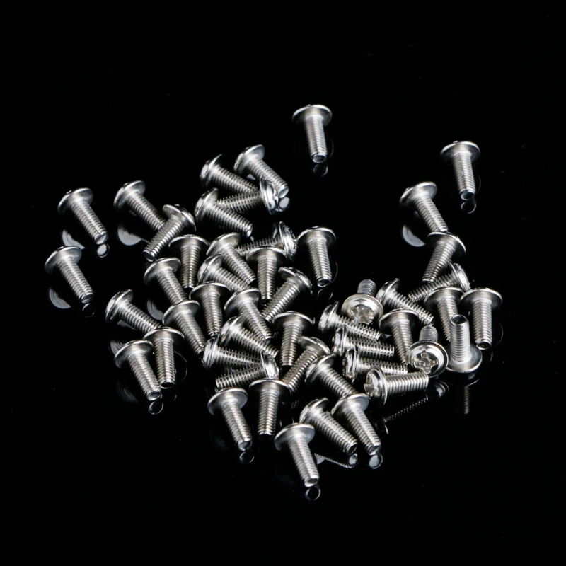 

50 Pcs Quadrex Head Short Computer Case Motherboard Screws
