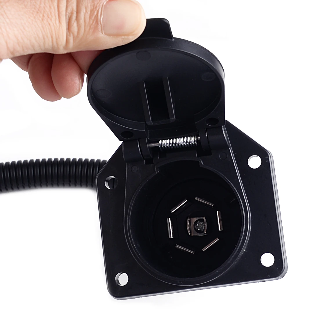 CITALL 12 В 4 Pin ударопрочный адаптер для проводки разъем плоский до 7 Pin Круглый RV лезвие прицепа вилка фаркоп