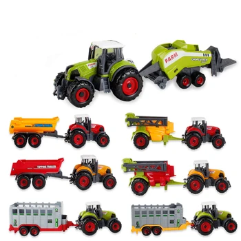 

1:32 Agricultural Vehicles Alloy Model Toy Grain Harvesters Farm Tractor Grain Loader Model Car Toys for Children Gifts TY0517