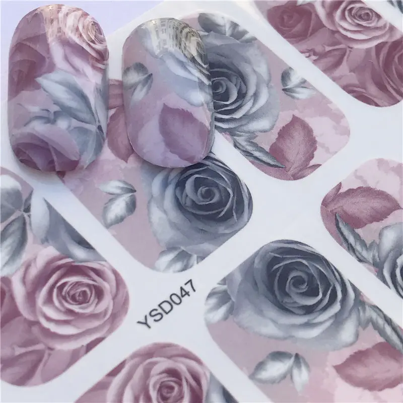 1 лист стикеров для ногтей LCJ переводные наклейки с рисунком звездного неба