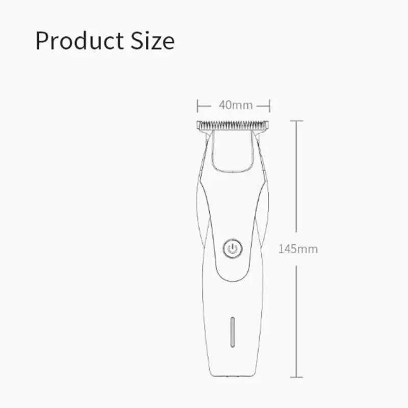 Xiaomi ENCHENI Hummingbird электрическая машинка для стрижки волос USB триммер для волос электробритва для бороды с 3 щетками для волос Машинка для стрижки