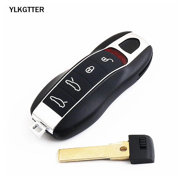 YLKGTTER 3/4Button Smart Remote Key for Porsche Panamera Macan Cayman 911 918 Spyder Cayenne Optional with Keyless-Go Car Key