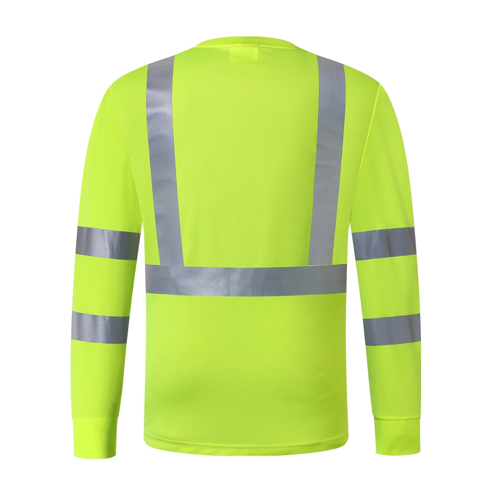 Hi Vis Long Sleeve Shirt High Visibility Hi Vis Reflective Safety ...