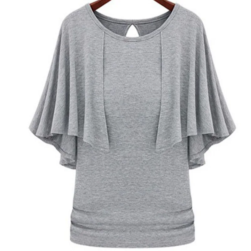 Gray Одежда для беременных из хлопка топы для кормящих и беременных рубашка Одежда для беременных Плюс Размер одежда лето Новинка - Цвет: Gray