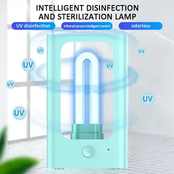 

White Disinfection Lamp Uv Disinfection Lamp Germicida Llight Travel Cosmetics Ozonesterilizer Uvdisinfectionlamp Ultraviolet