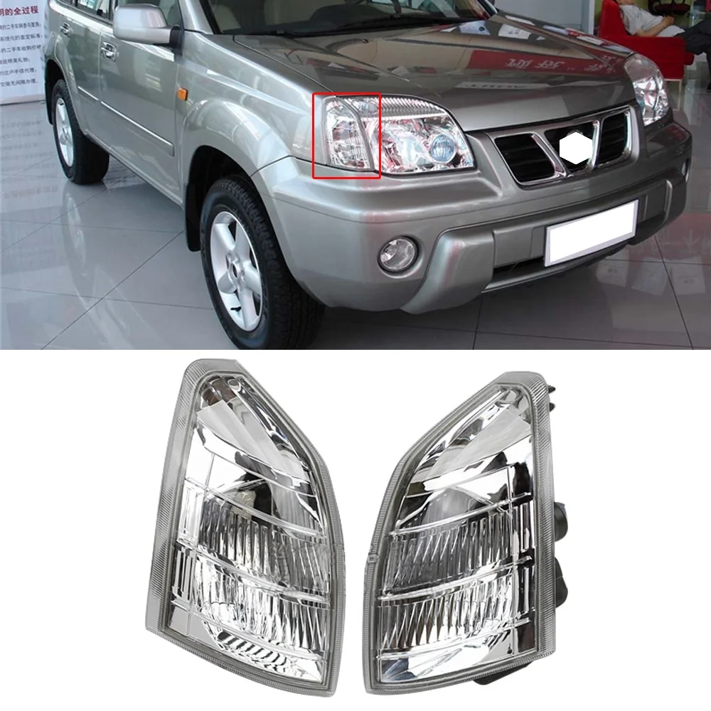 CAPQX 1 шт. для Nissan X-trail 2001 2002 2003-2006 передняя сторона крыло светильник угол поворота светильник головной светильник маркер сигнальная лампа