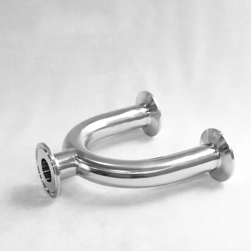 38 мм 1," труба OD 1,5" Tri Clamp u-образный возвратный изгиб 3 Way SUS 304 нержавеющая санитарная установка сплитер для Домашнего Пива