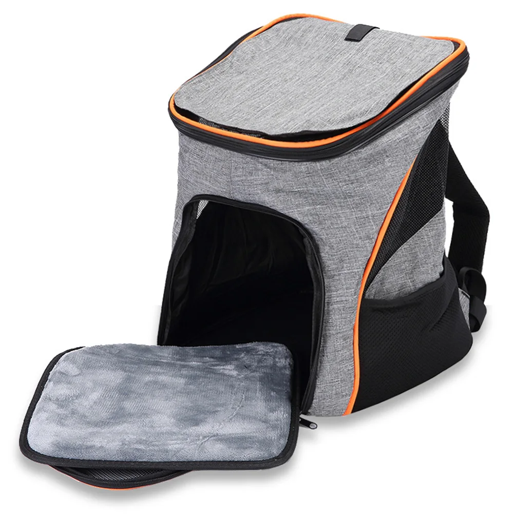 

Pet Backpack Gift Foldable Summer Outdoor Washable Carrier Dog Cat Ventilation Protect Hiking Travel Portable Bag Adjustable