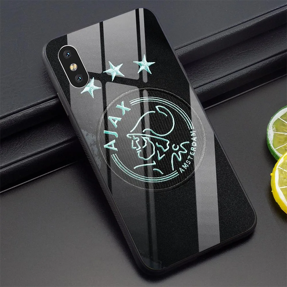 Ajax команда телефон чехол для iPhone X Case 6 6S XR Xs Max 8 плюс 7 5S 5 SE 11 Pro закаленное стекло