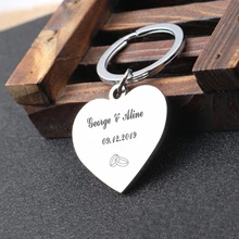 100 шт на заказ Персонализированные пользовательские брелки Детские Семейные фото брелок-талисман кольца держатель свадебный подарок