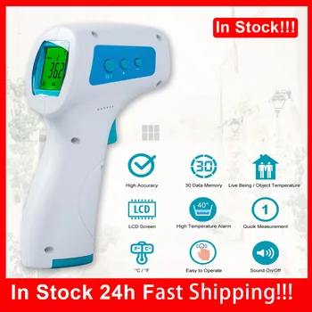 

New IR Infrared Thermometer Infrared Non-contact Infrared Forehead Thermometer Body Digital Forehead Thermometer Temperature Gun