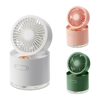 

2-In-1 Humidifier Fan, Cool Mist with Night Light Quiet Auto Shut-Off