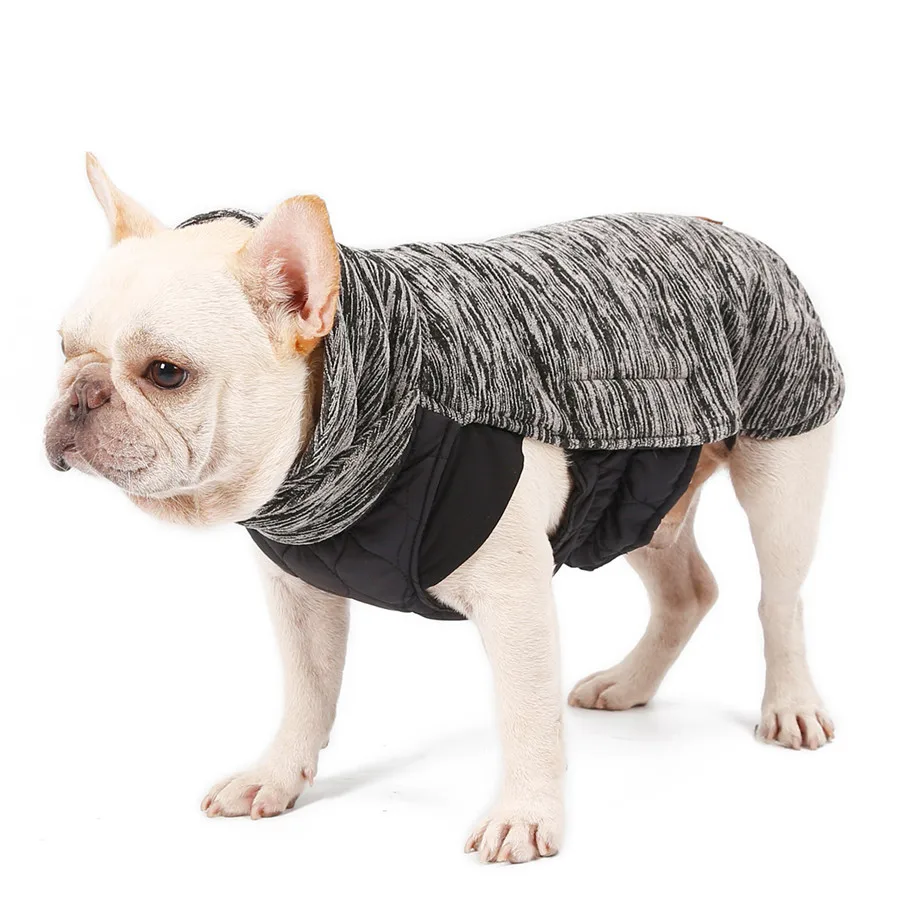 Зимняя одежда для собак одежда Реверсивный роскошная кровать для собаки куртка для маленьких девочек, средних и больших размеров, собачья шерсть бесплатные спортивные Мягкий щенок Костюмы пальто 3XL