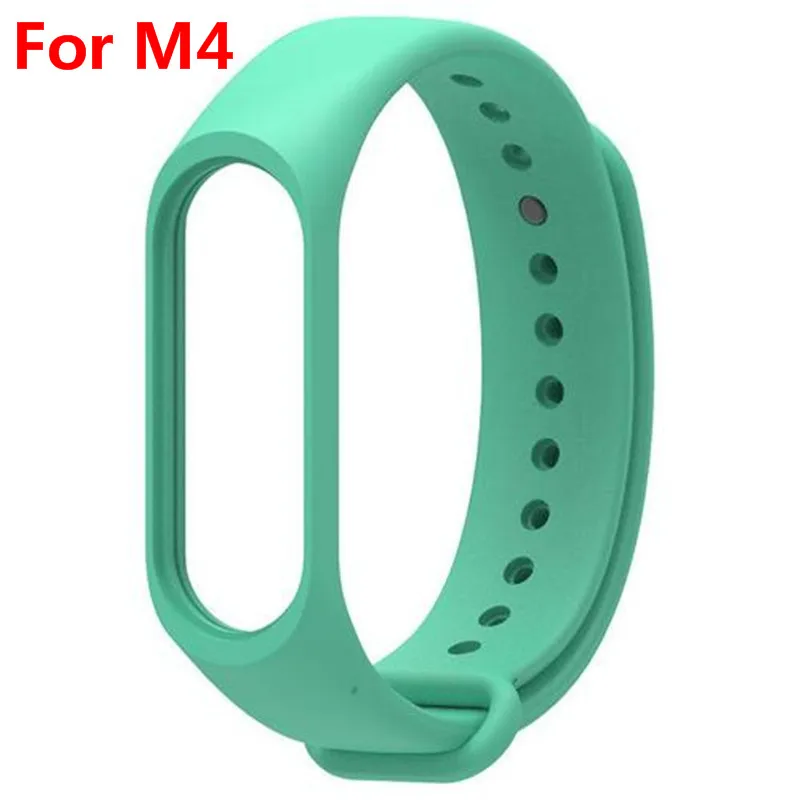 For Xiaomi Mi Band 4 1x силиконовый Смарт Браслет для xiaomi mi Band 3 4 спортивный ремешок для часов Ремешок для xiaomi mi band 3 4 браслет mi band 4 3 ремешок - Цвет: For Xiaomi Mi Band 4