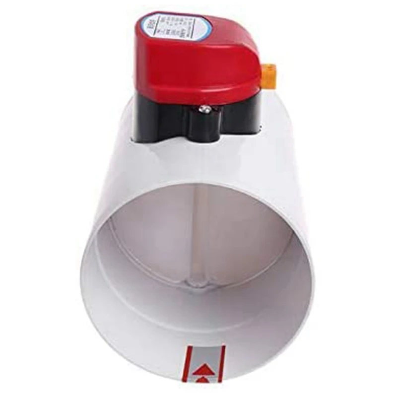 Válvula de compuerta de aire eléctrica HVAC 160mm, válvula de retención motorizada para solenoide de ventilación de 6 pulgadas con actuador de 220V, nueva