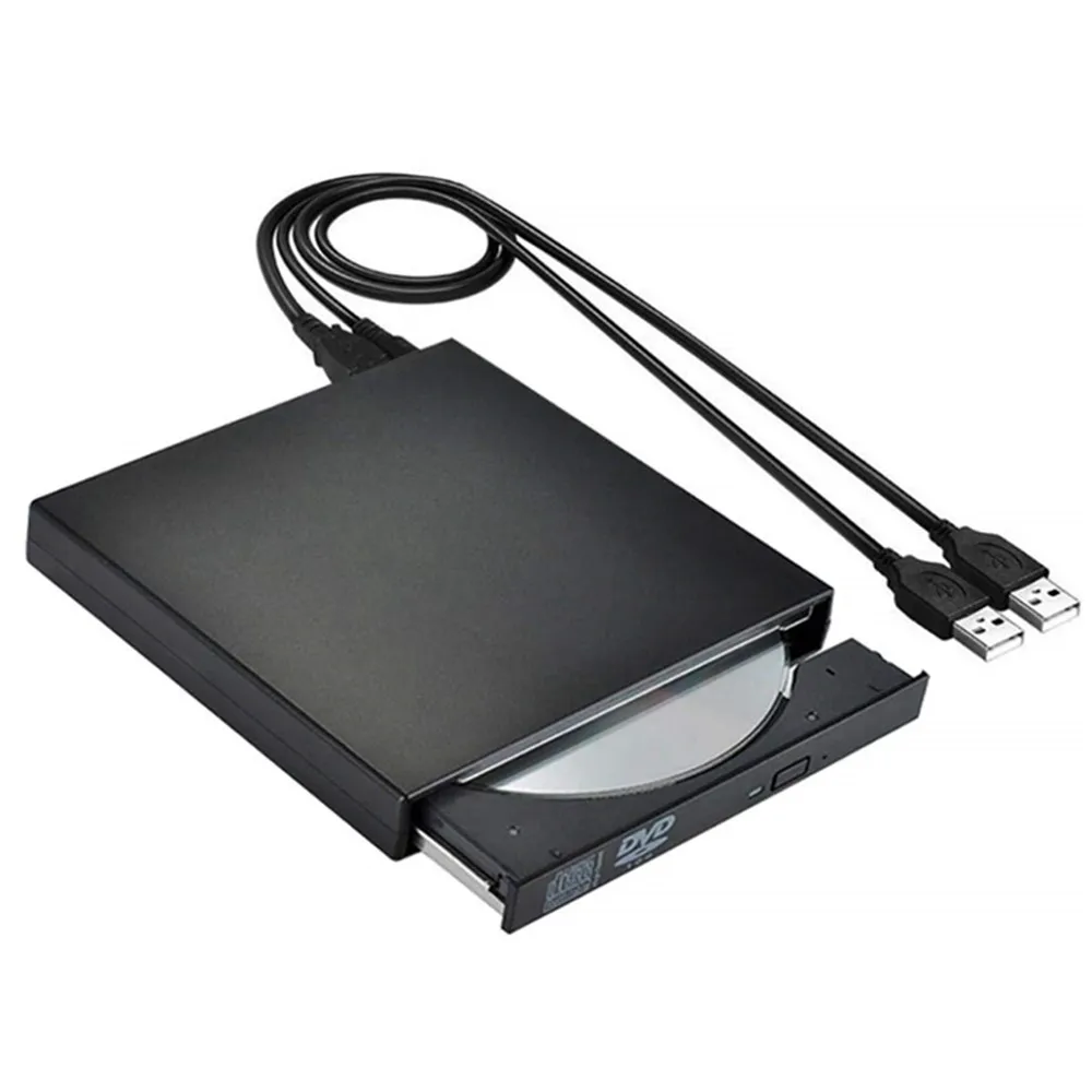 

External DVD Drive Optical Drive USB 2.0 CD ROM Player CD-RW Burner Writer Reader Recorder Portatil for Laptop Windows PC