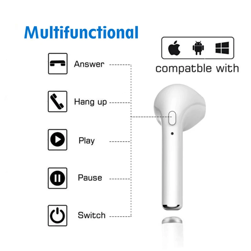 i11 TWS Bluetooth 5 0 Wireless Bluetooth Earphone Earpieces Mini Earbuds HS Ear for IPhone Samsung Xiaomi Huawei Phone PK i7 i9