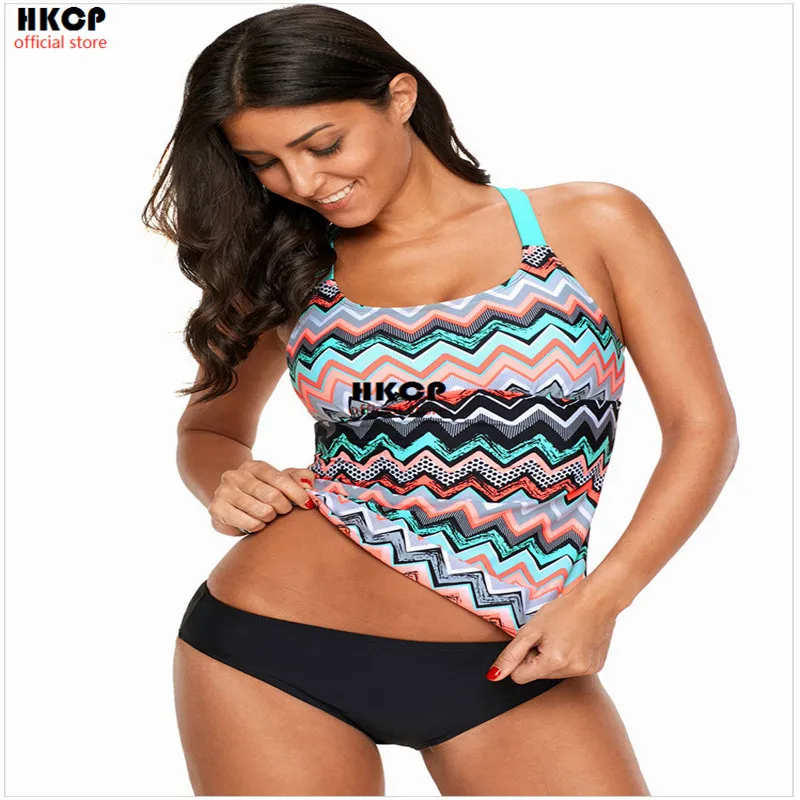 HKCP сексуальный цельный купальник с принтом, модное пляжное женское платье, женская пляжная юбка, тонкий купальник со шнуровкой, поперечный купальник