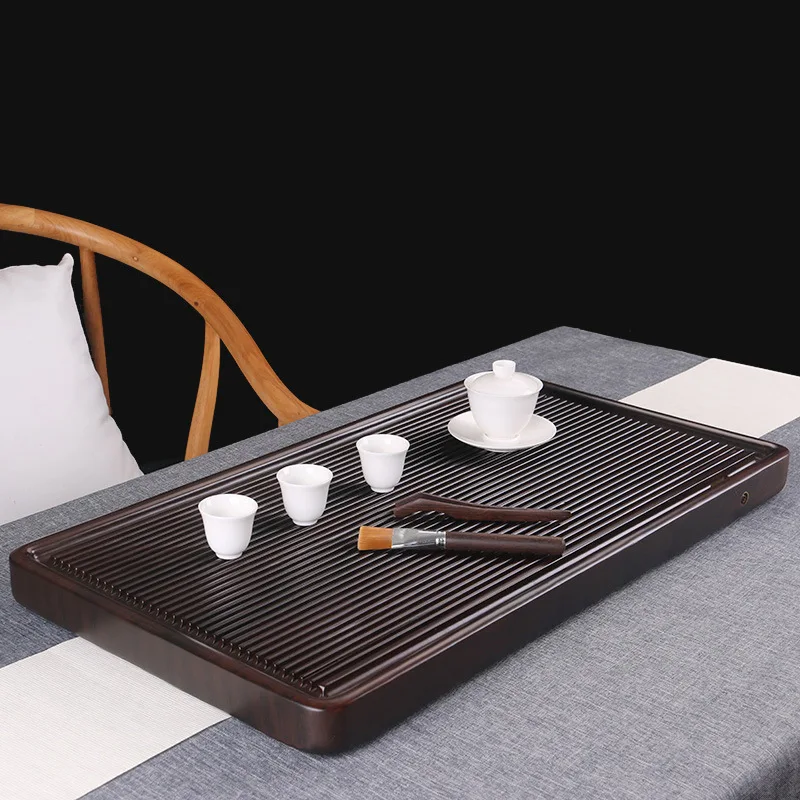 Китайские из цельного дерева посуда для напитков чайный поднос чайный набор кунг-фу стол ящик тип Gongfu хранение дренажный поддон аксессуары для чая