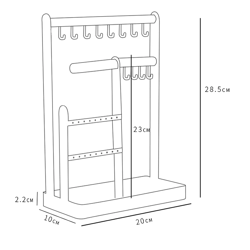 Органайзер для сережек колье с держателем стойка для ювелирных изделий стенд дисплей ювелирные изделия Органайзер Ювелирная башня