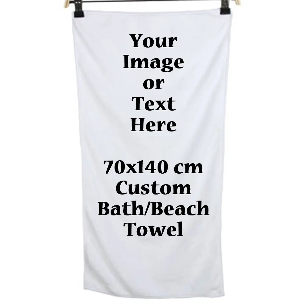 

pengqi custom photo soft rectangle microfiber beach towels for adults swim quickly dry bath towel drop shipping 70*140cm