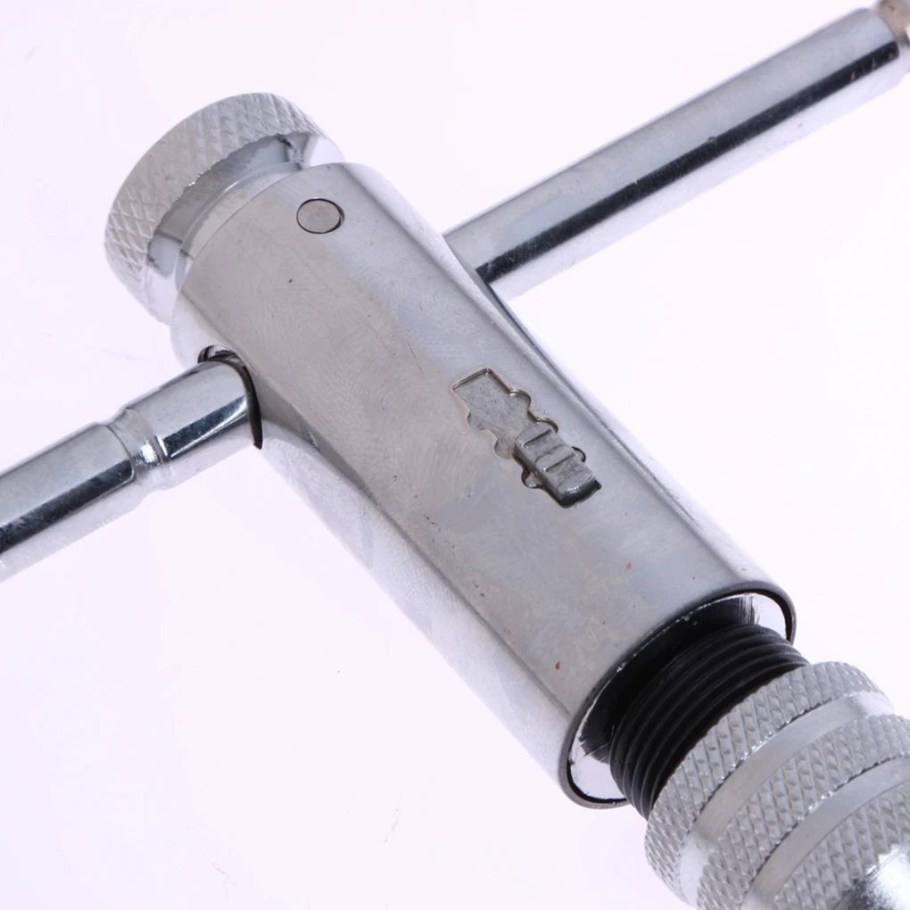 M3-M8mm t-ручка трещотка резьба кран гаечный ключ сверла набор гальванических легированных стальных механические инструменты