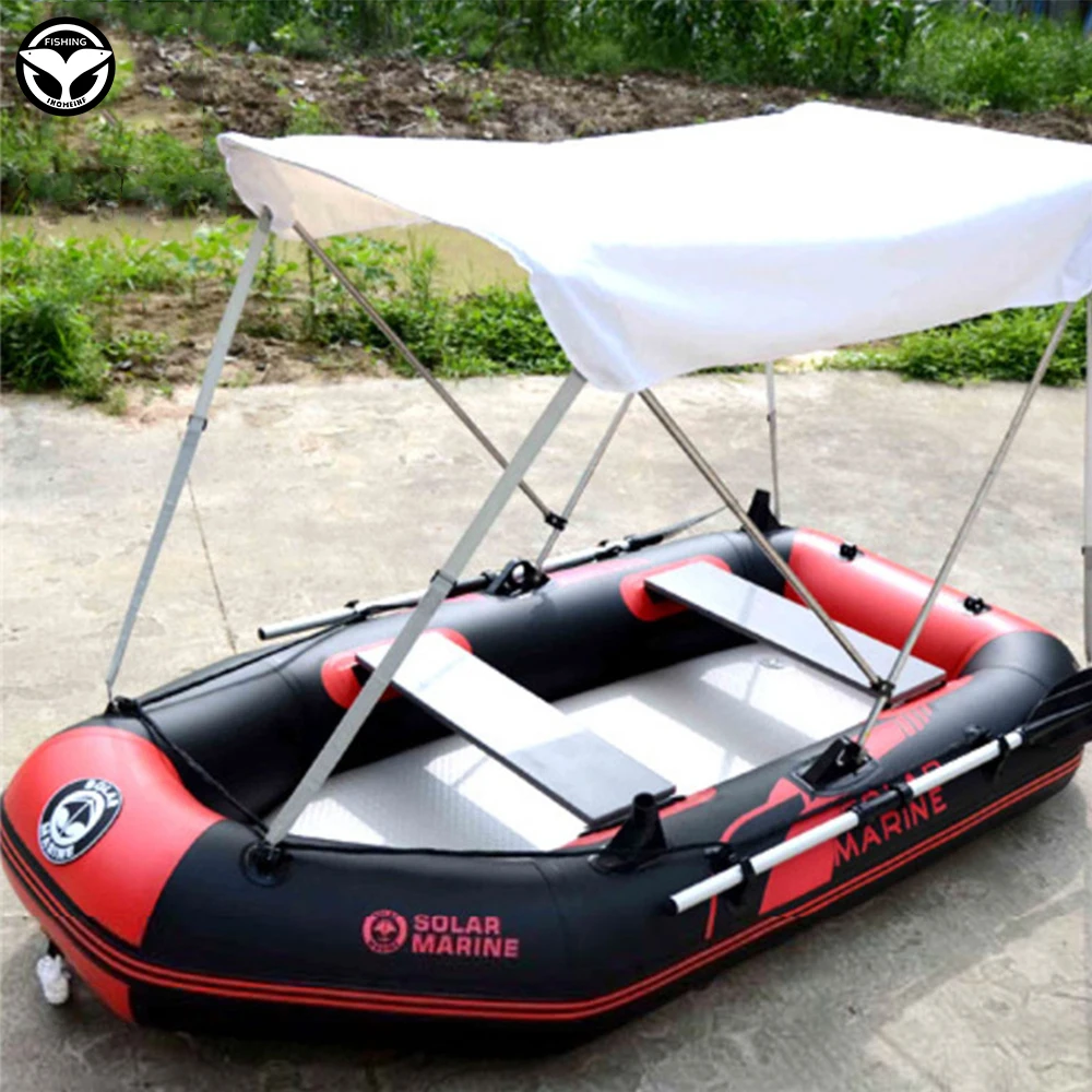 US $270.28 Fishing boats For 36 Person Inflatable Outdoor Kayak PVC Inflatable Boat Rowing Drifting Dinghy Overseas Warehouse Dropshipping