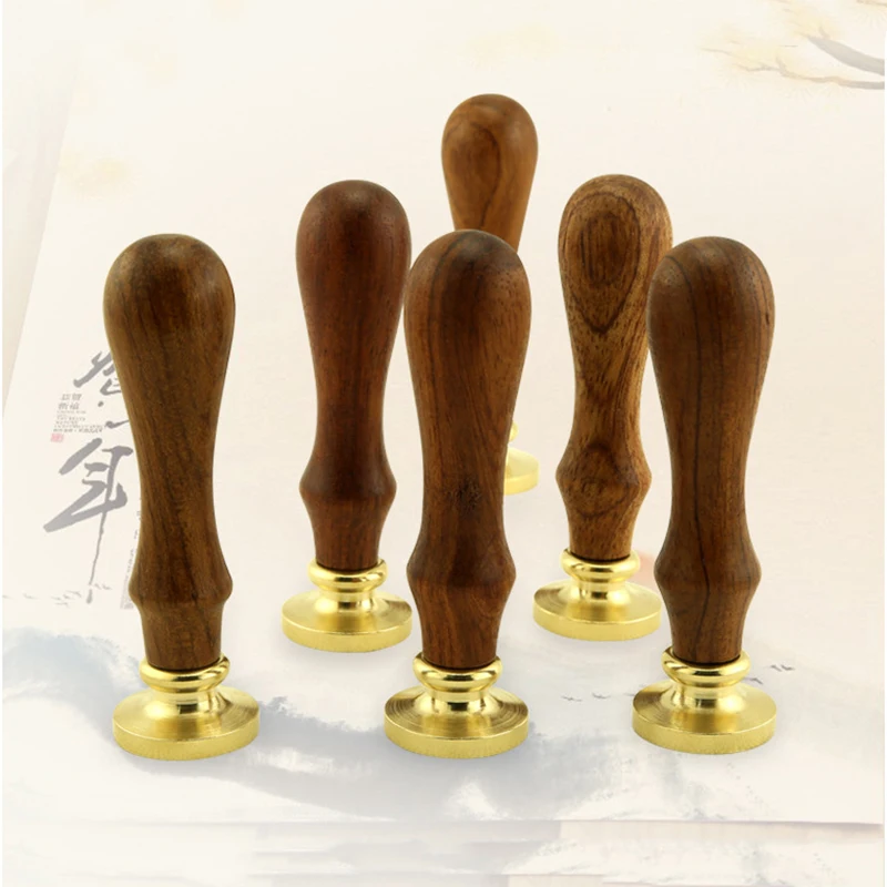 

6 Greetings Sealing Wax Seal stamp Classic DIY Retro Metal Card Making Wax Seal Stamp Handcrafts Wedding Invitations Tools