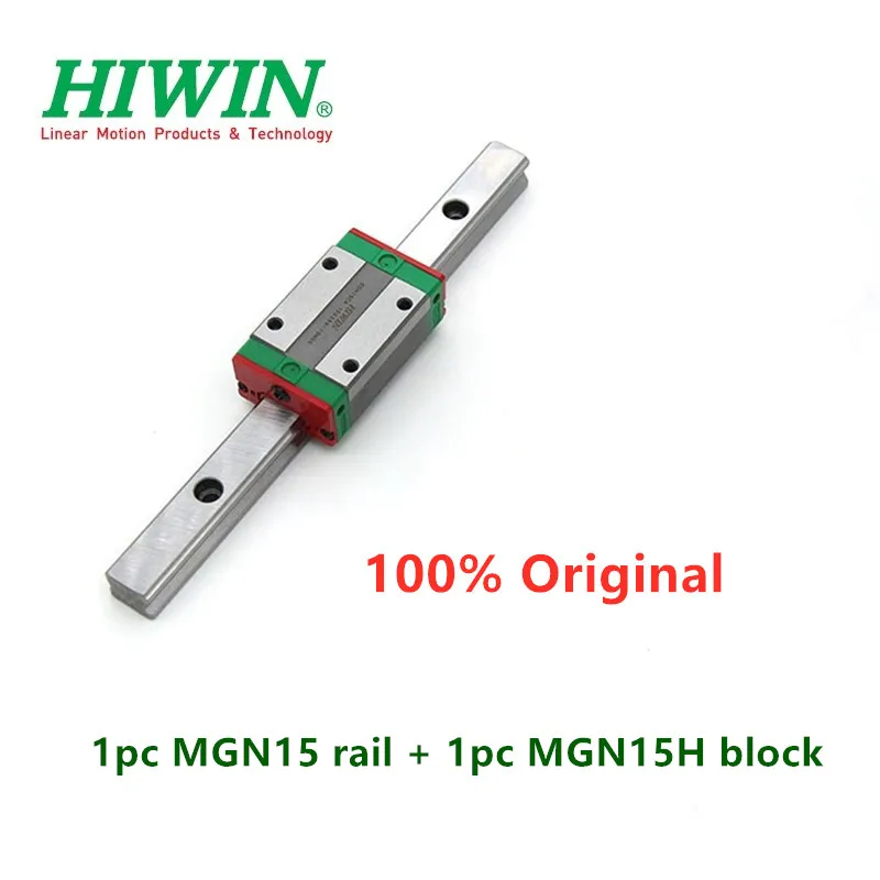 1 шт. оригинальная линейная направляющая Hiwin MGN15 200 250 300 350 400 450 500 мм рельсовая MGNR15 +
