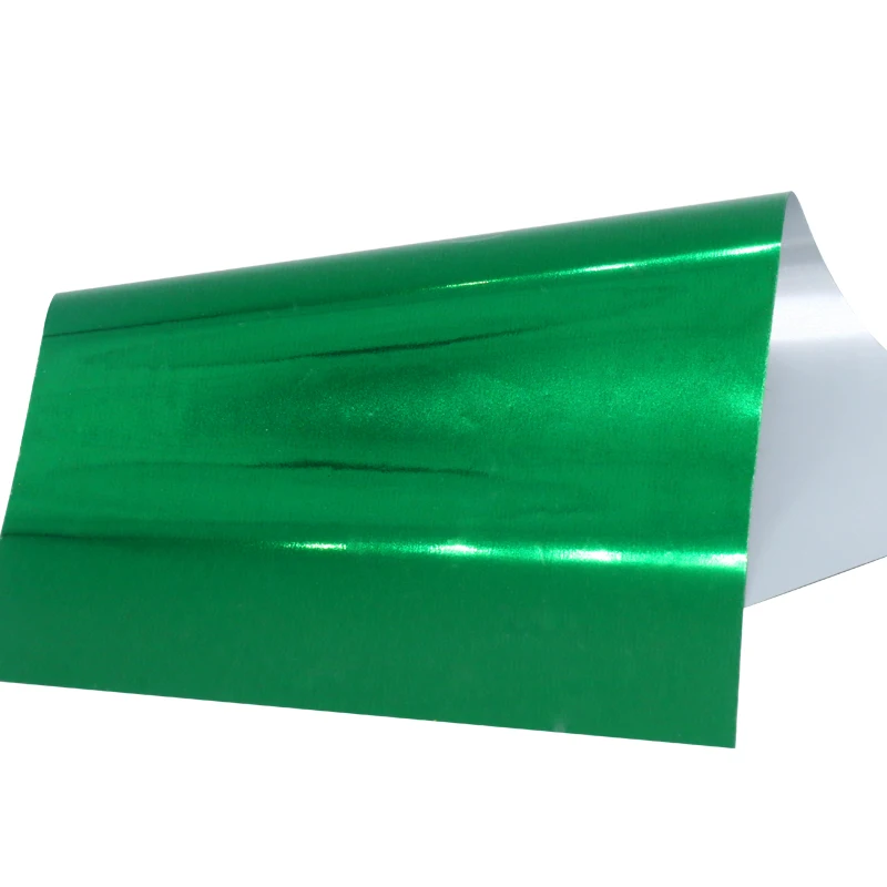 Горячее тиснение переводная фольга бумага анодированный алюминий 20 шт 8x15 см на лазерном принтере многоцветный для бумага для открыток конверт DIY - Цвет: Green