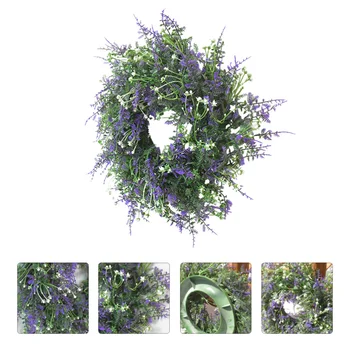 

1pc Exquisite Stylish Cute Lavender Ornament Hanging Wreath Party Garland for Home Decor