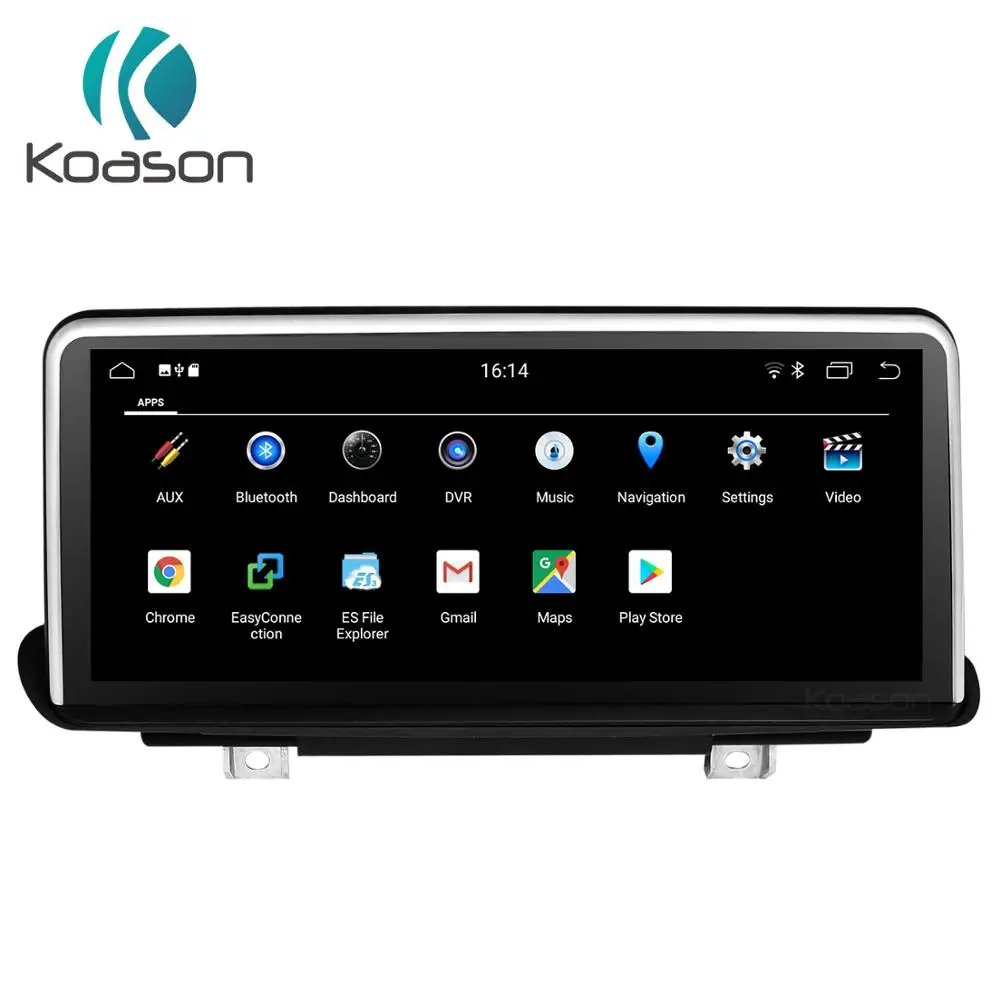 Perfect Koason 10.25" Touch Screen Android 9.0 Auto GPS Navigation for BMW X5 F15 X6 F16 (2014-2017) Car Audio Video Multimedia Player 2