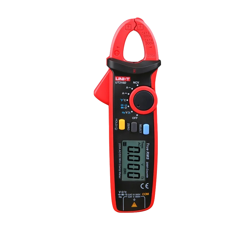 UT210D Uni-t UT210A/UT210B/UT210C/UT210D/UT210E Мини цифровой клещи переменного/постоянного тока Напряжение True RMS Авто Диапазон VFC Емкость - Color: UT210D