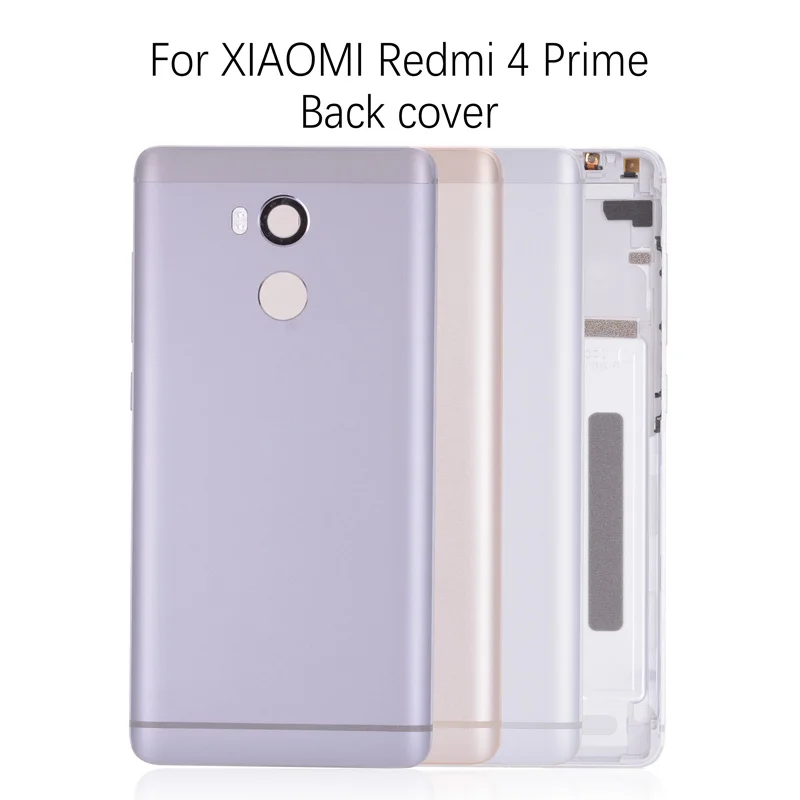 Оригинальная задняя крышка Корпус для Xiaomi Redmi 4 Prime задняя крышка Батарея двери для Redmi 4 Pro с дверь кнопка регулировки громкости