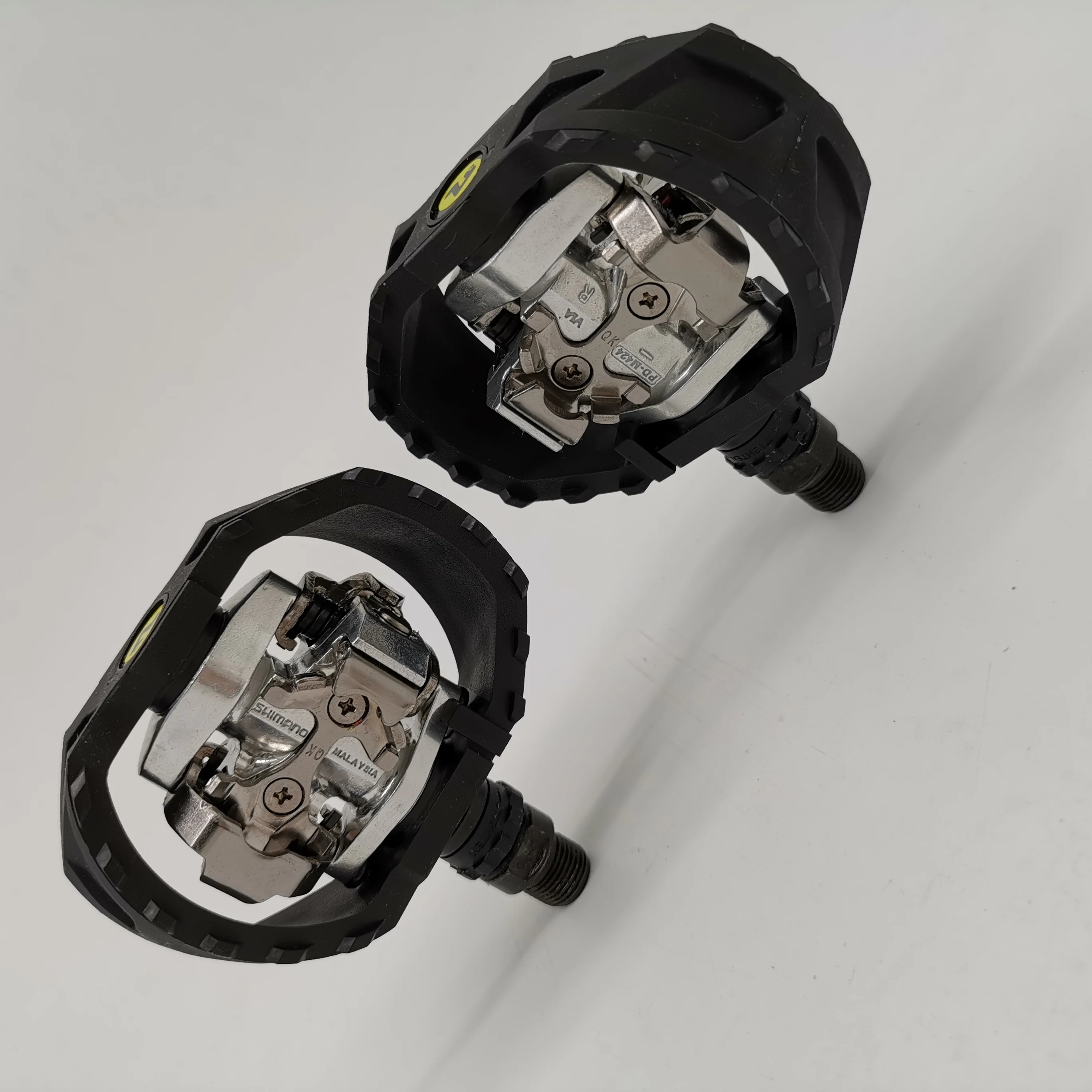 Shimano PD-M424 MTB SPD педали горный велосипед самоблокирующиеся педали SPD бесклипсовые педали с SM-SH51 запчасти для велосипеда