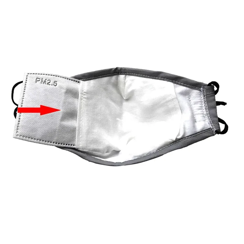 1Pcs Fashion Respirator Mask with Breathing Valve Washable Cotton Activated Carbon Filter PM2.5 Mouth Masks Anti Dust Allergy 3