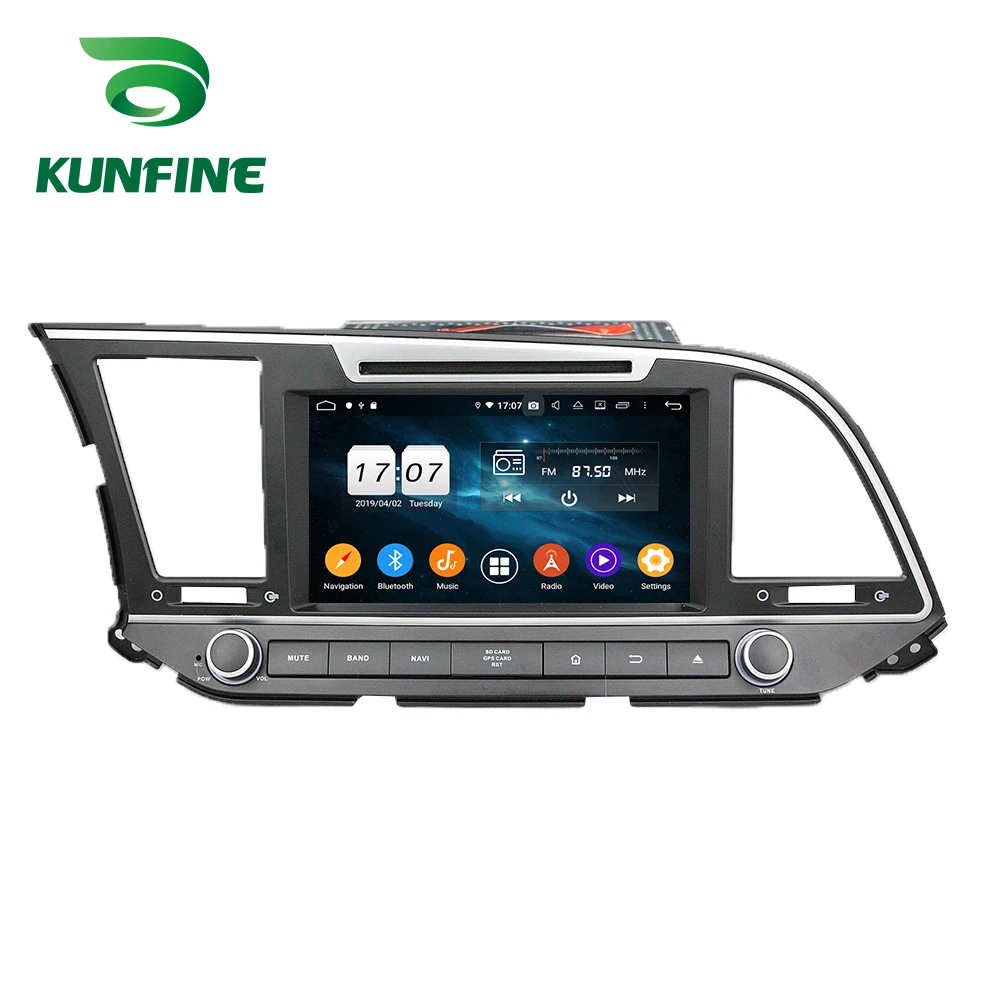 Excellent Android 9.0 Octa Core 4GB RAM 64GB ROM Car DVD GPS Navigation Multimedia Player Car Stereo for Hyundai Elantra 2016 Radio 3
